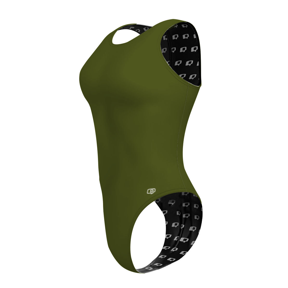 Camo Green - Women's Waterpolo Swimsuit Cheeky Cut