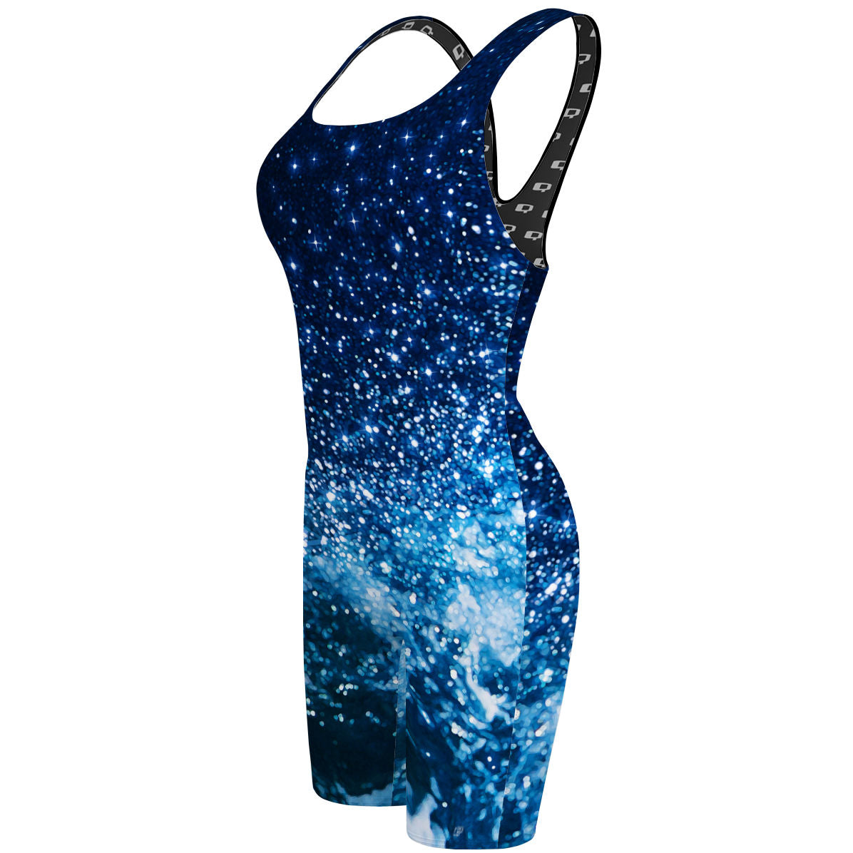 Cosmic Waves - Classic Strap Long Knee Women Jammer