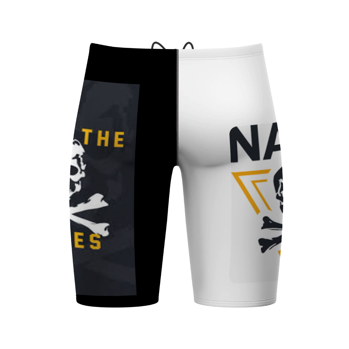 Navy B/W - Jammer Swimsuit