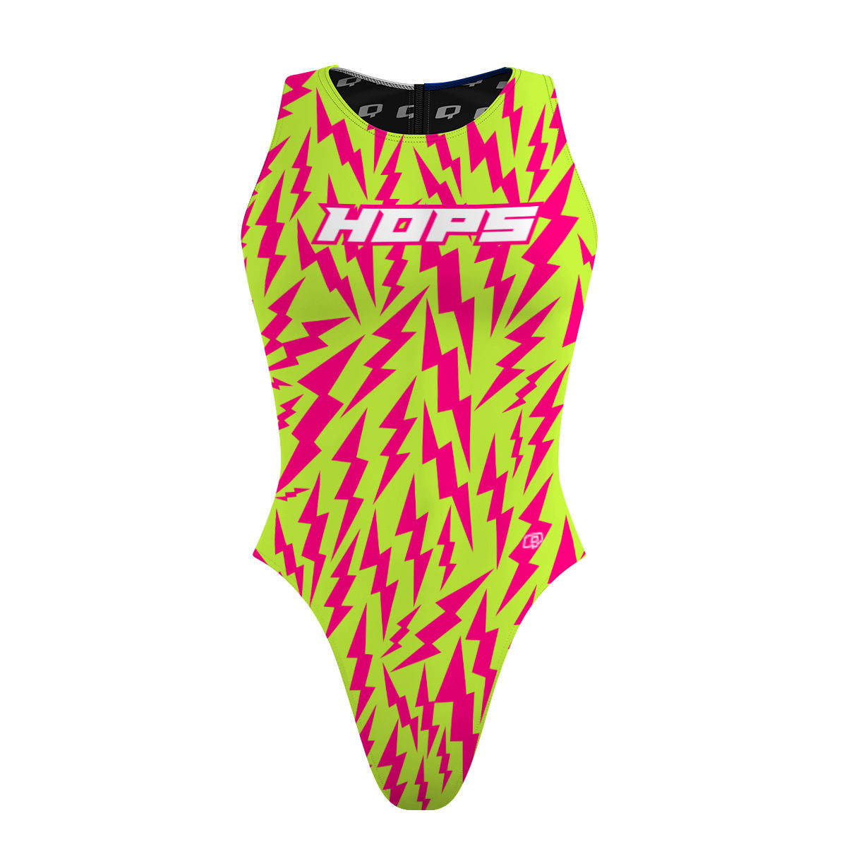 HOPS Electric - Women's Waterpolo Swimsuit Cheeky Cut