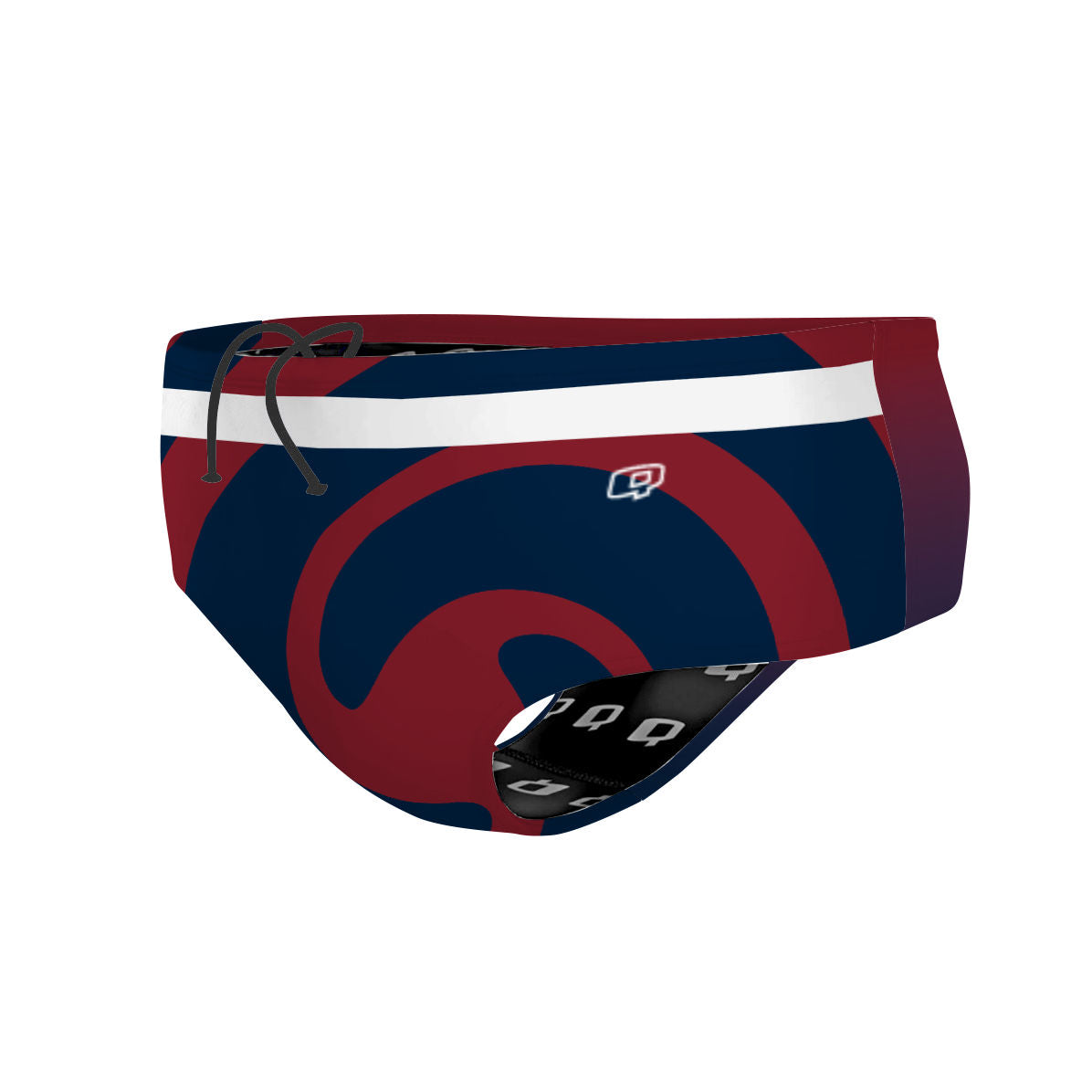Navy Swirl - Classic Brief Swimsuit