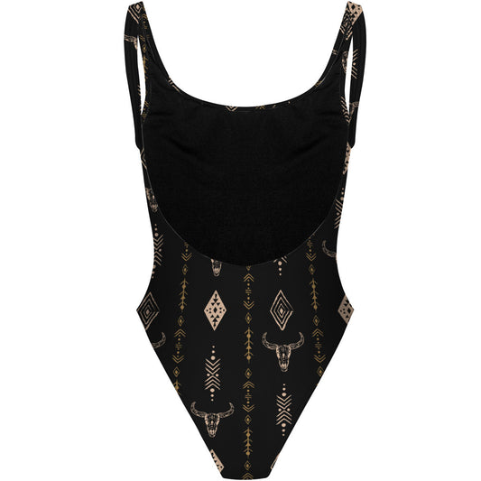 Western Bull - High Hip One Piece Swimsuit