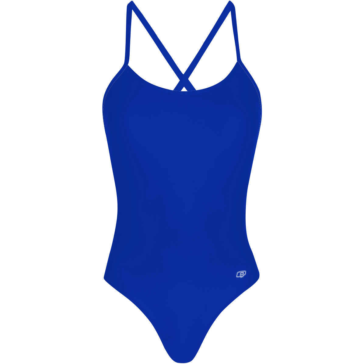 Solid Royal - Tieback One Piece Swimsuit