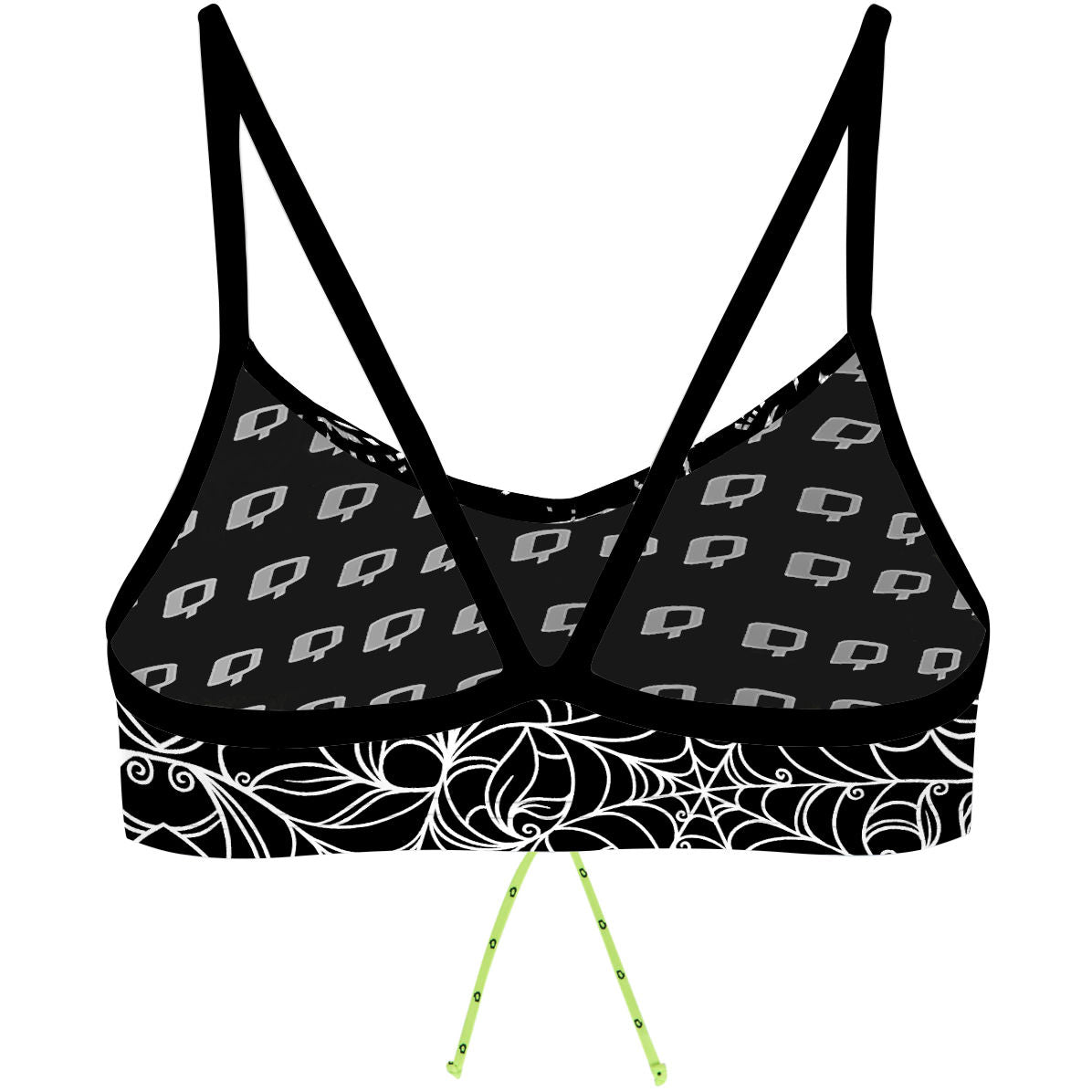 Spiderweb Temptation - Bandeau Bikini Top