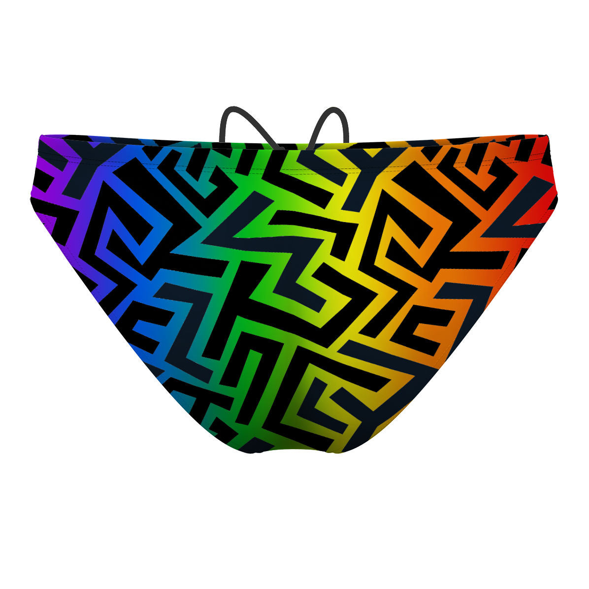 BendyShapes_Rainbow - Waterpolo Brief Swimsuit