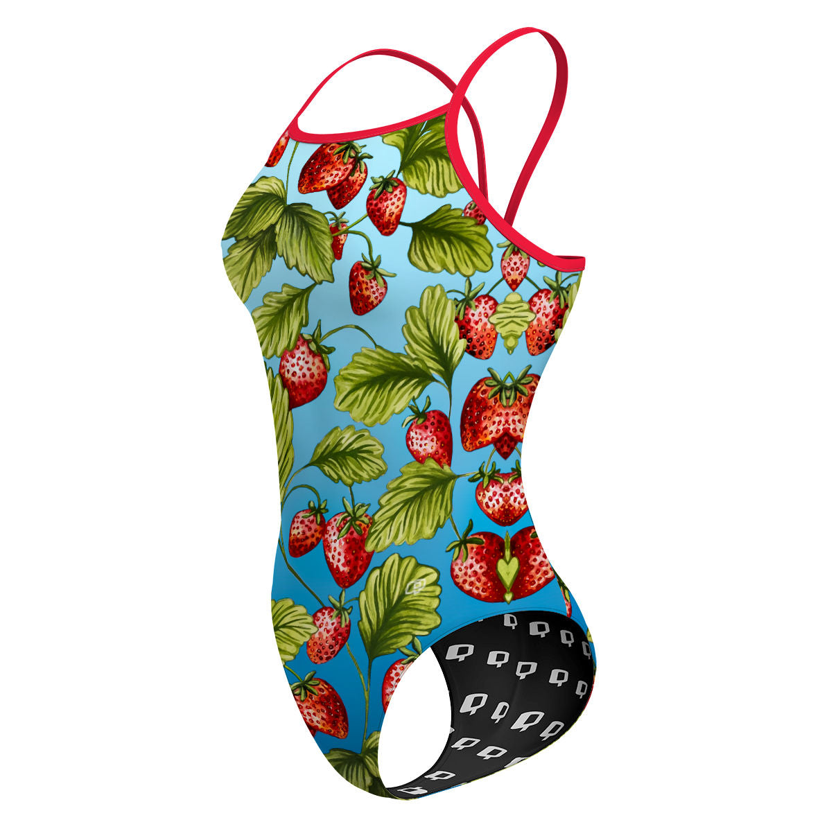 Strawberry Water - Sunback Tank Swimsuit