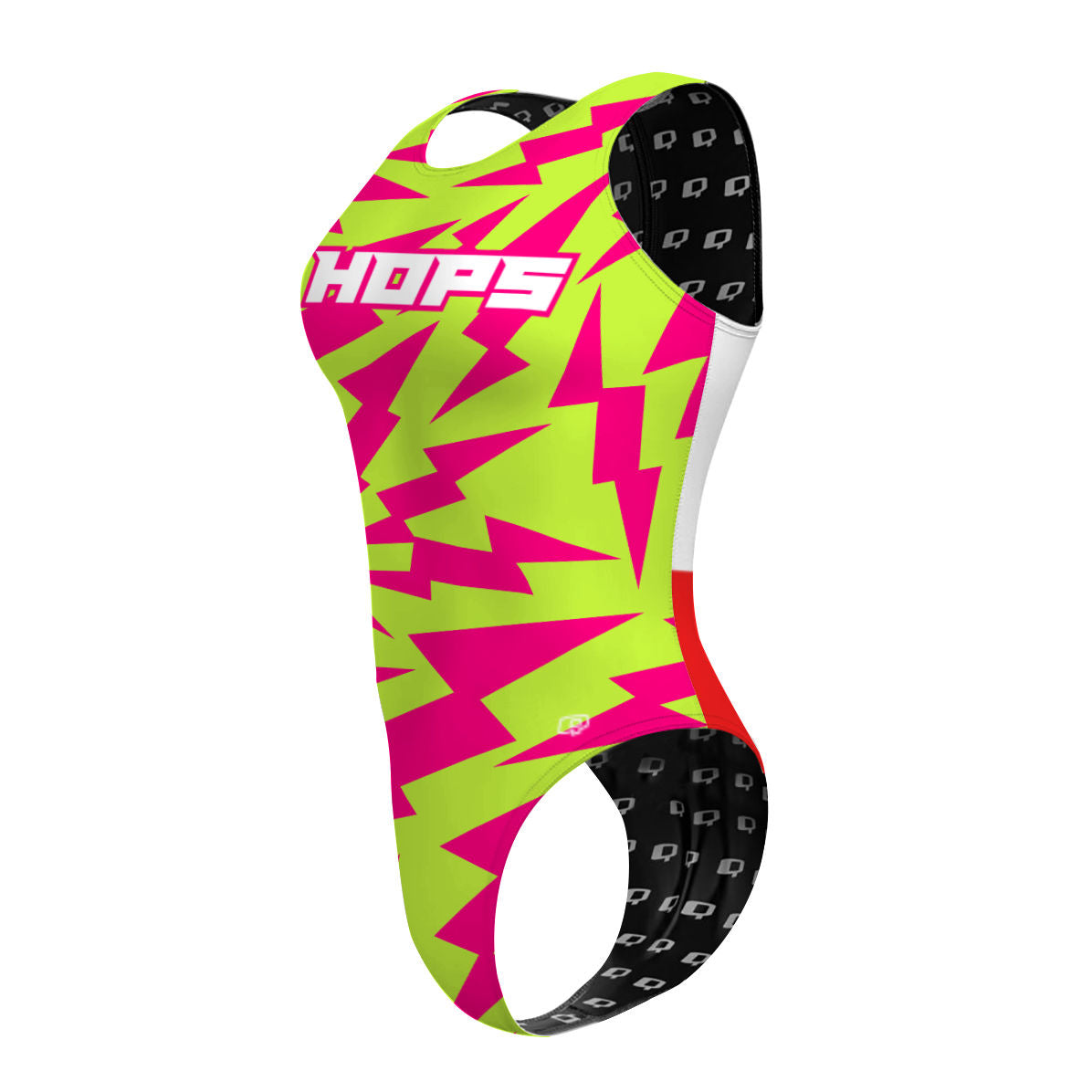 HOS Electric 2 - Women's Waterpolo Swimsuit Cheeky Cut
