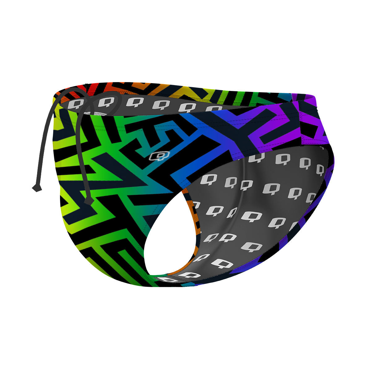 BendyShapes_Rainbow - Waterpolo Brief Swimsuit