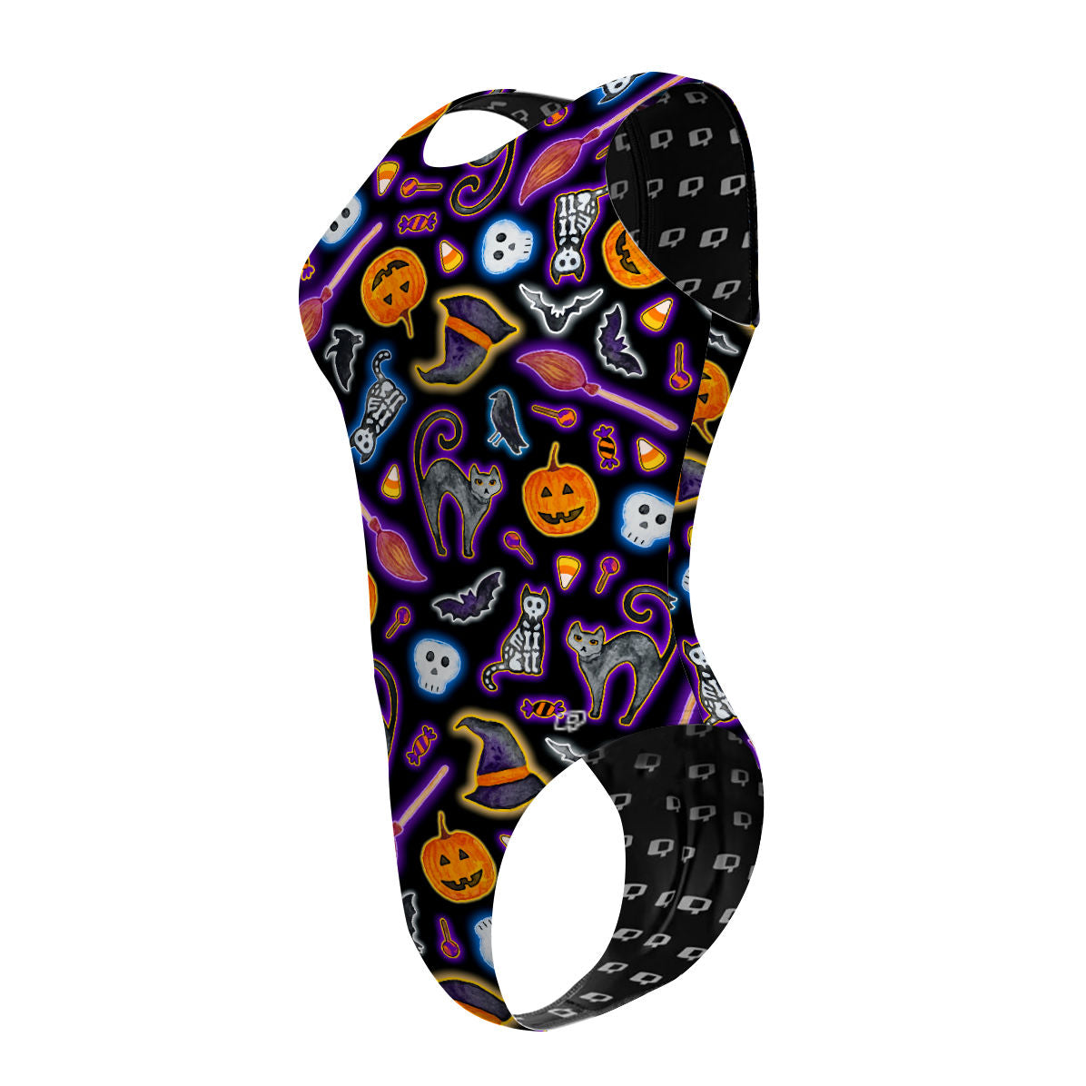 Halloween Trick or Treat - Women's Waterpolo Swimsuit Cheeky Cut
