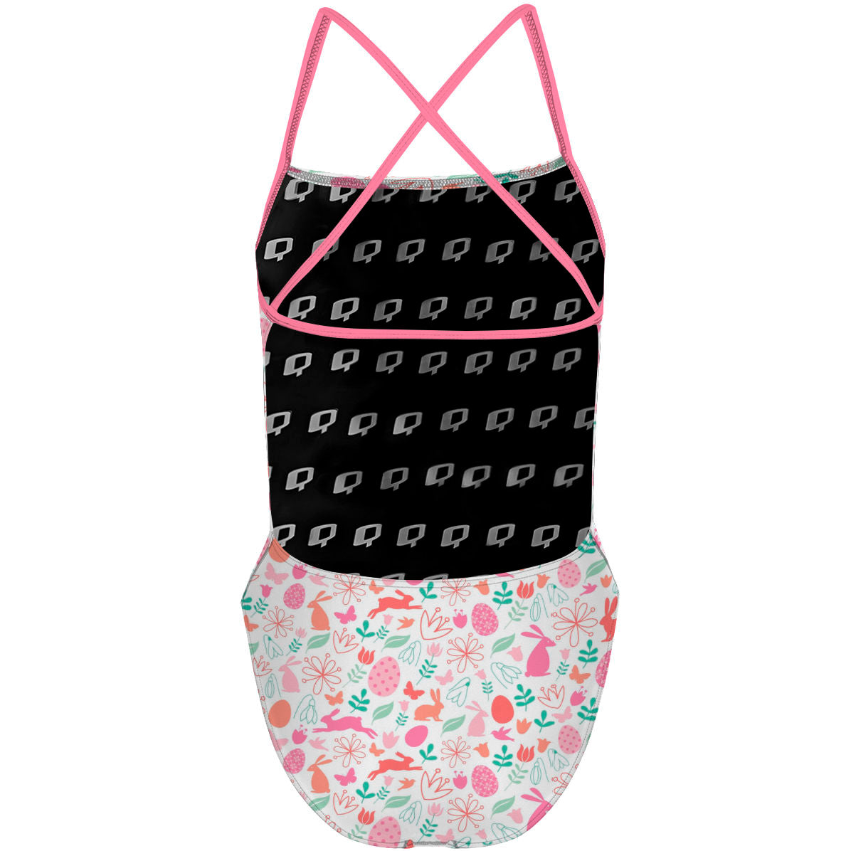 Bunny Abstract X Back - "X" Back Swimsuit