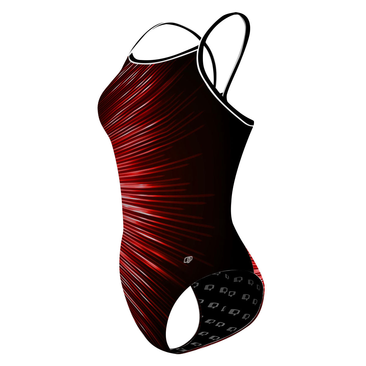 Red Volt - Skinny Strap Swimsuit