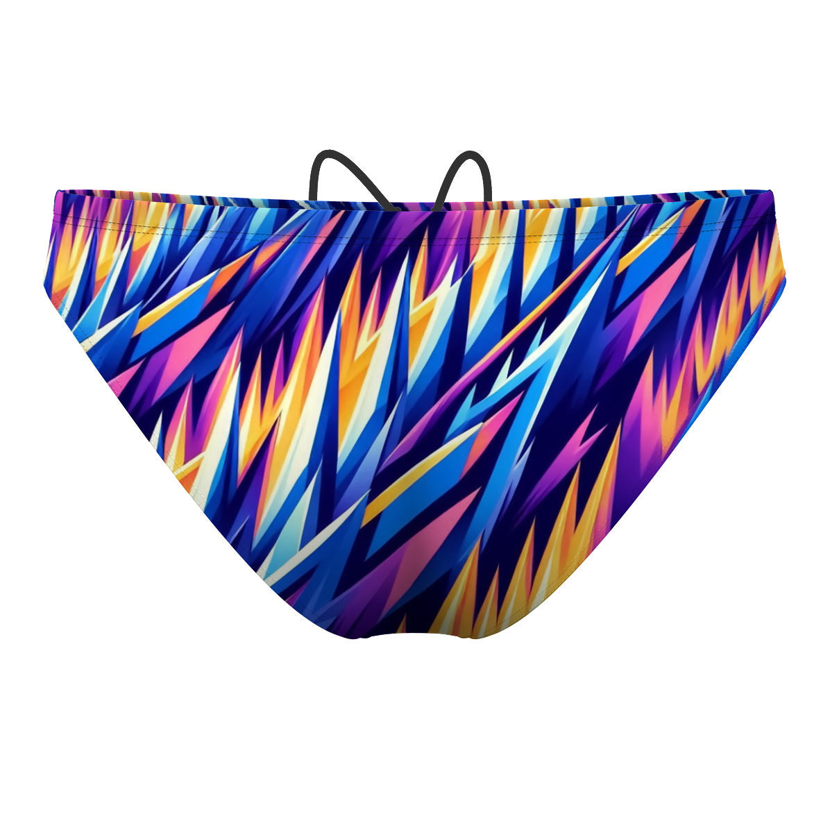 spikes-orange - Waterpolo Brief Swimsuit