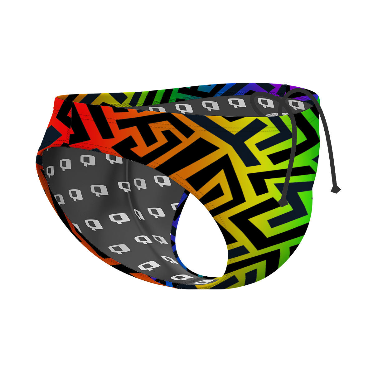 BendyShapes_Rainbow - Waterpolo Brief Swimsuit
