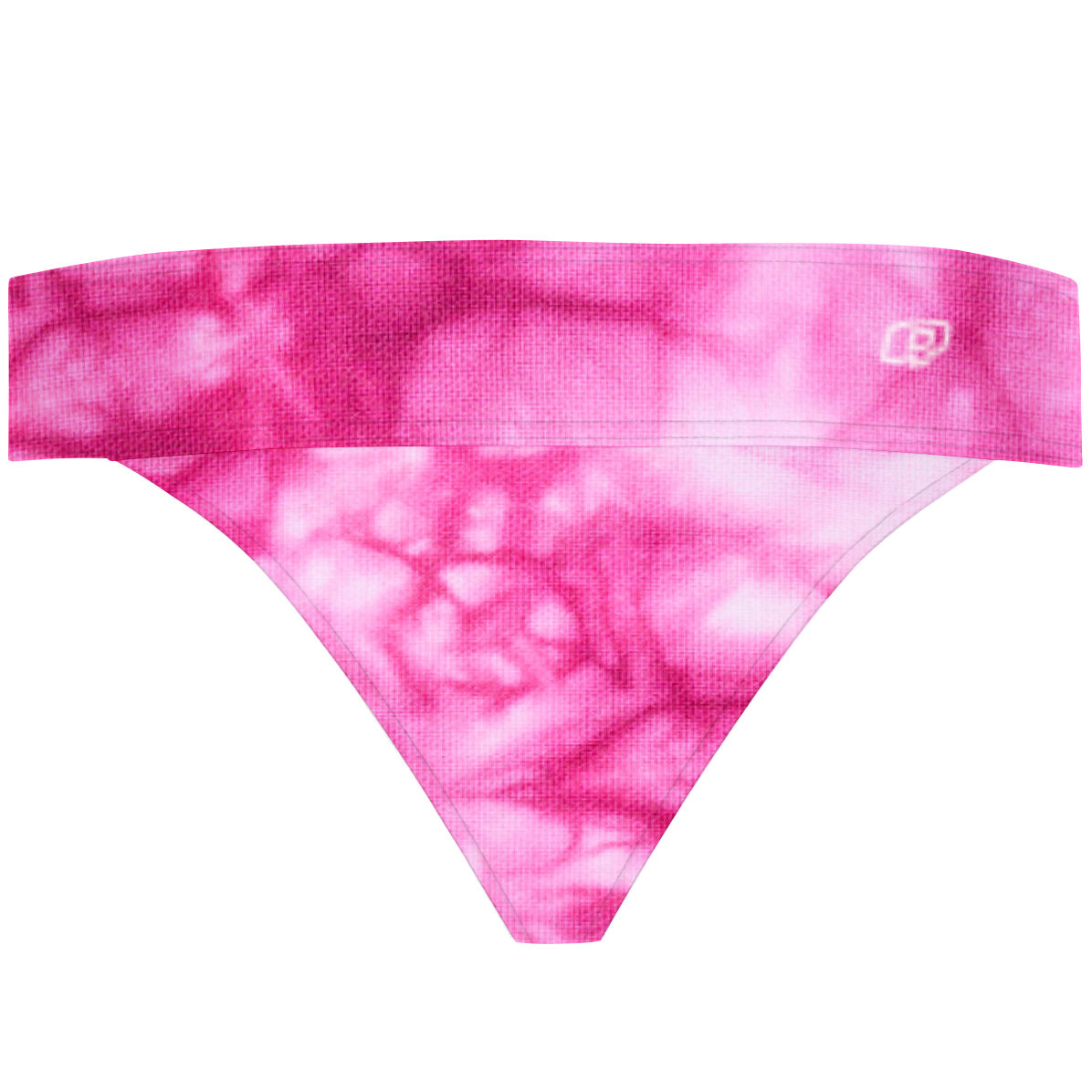 Tie Dye Pink Demi Cheeky Cut Bikini Bottom