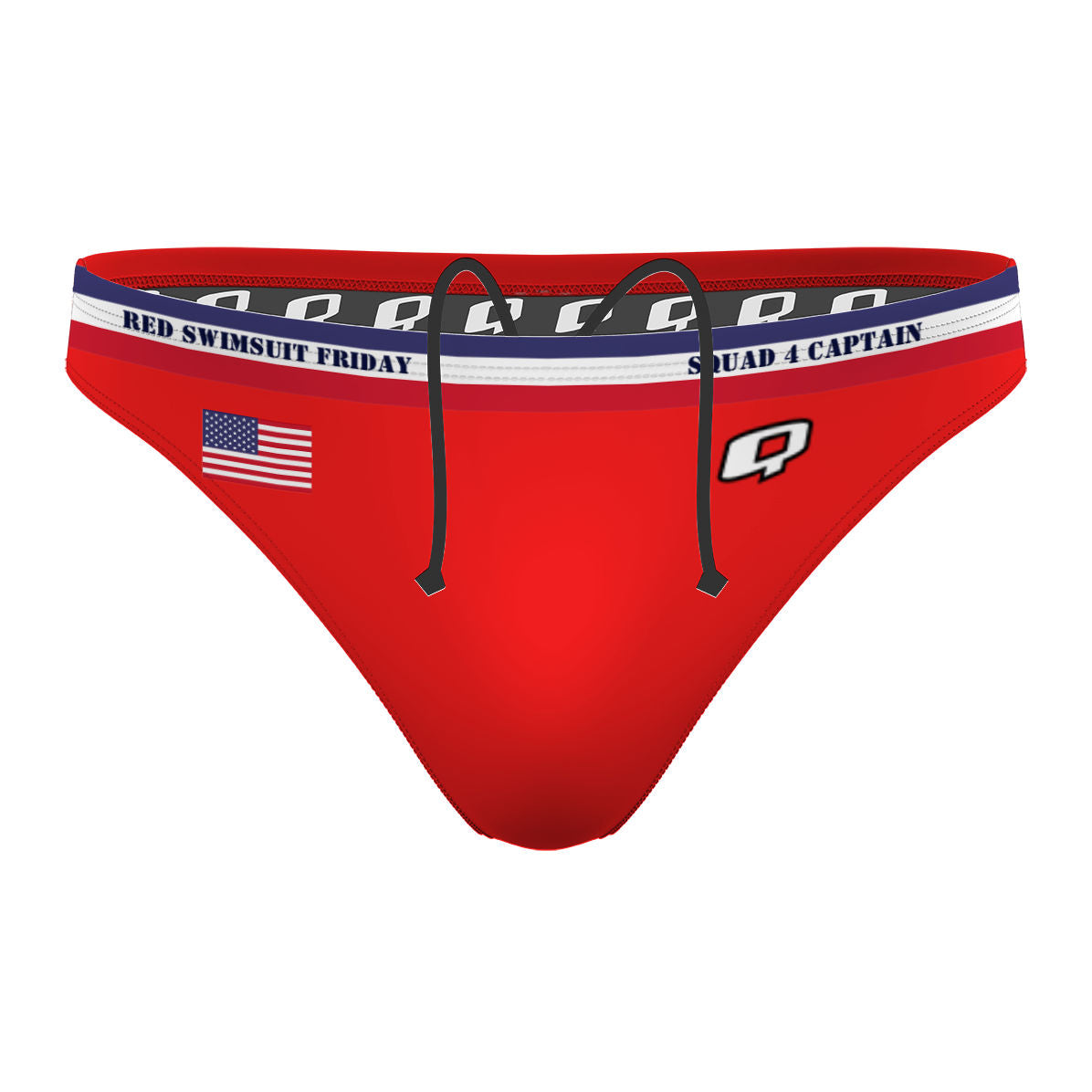 Red Swimsuit Friday #2 - Waterpolo Brief Swimsuit