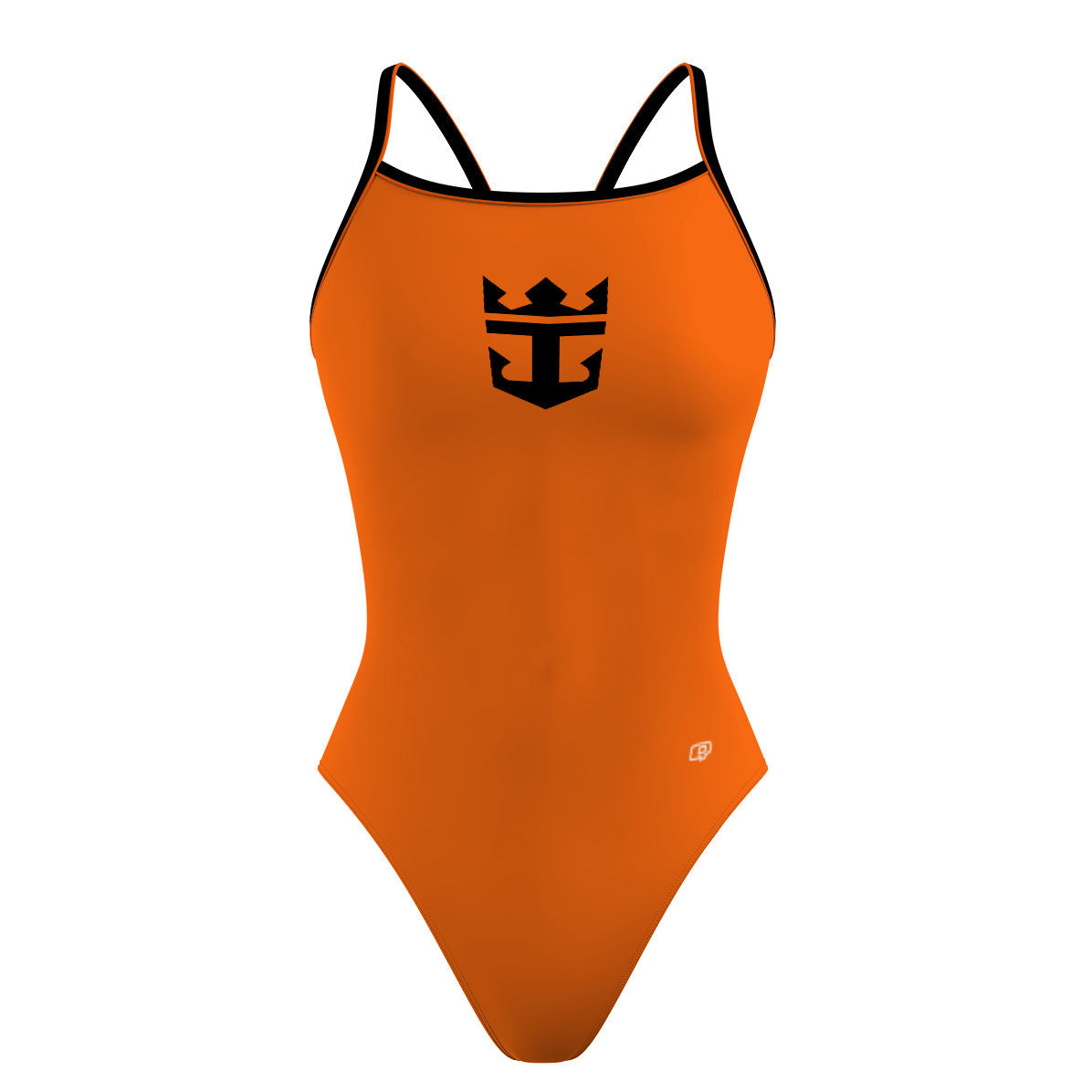 RCCL Orange - Sunback Tank Swimsuit