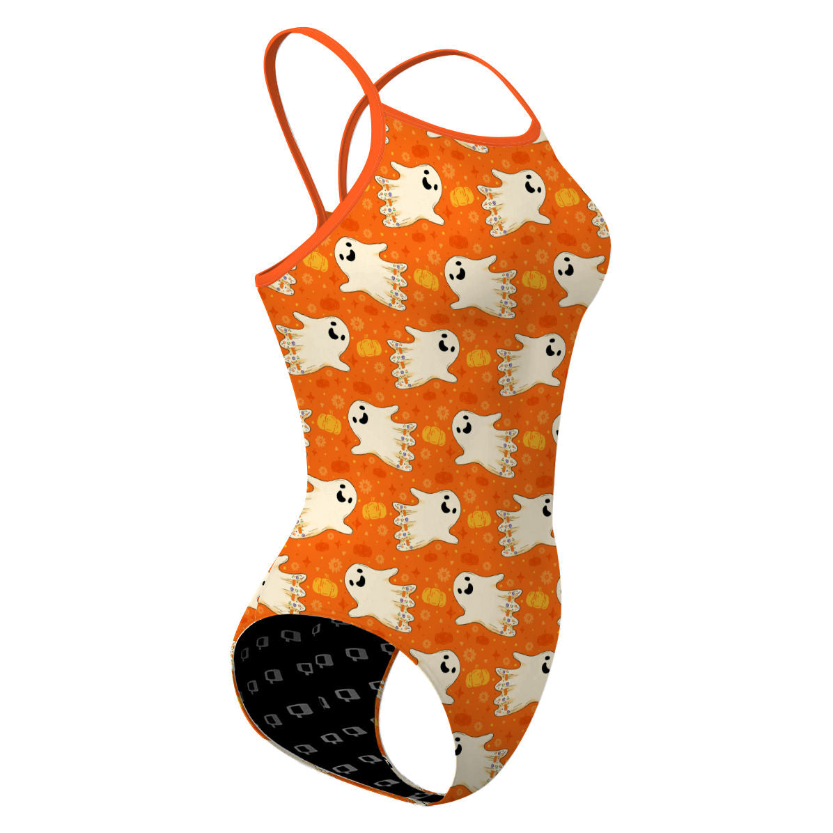 Pumpkins ghosts - Skinny Strap Swimsuit