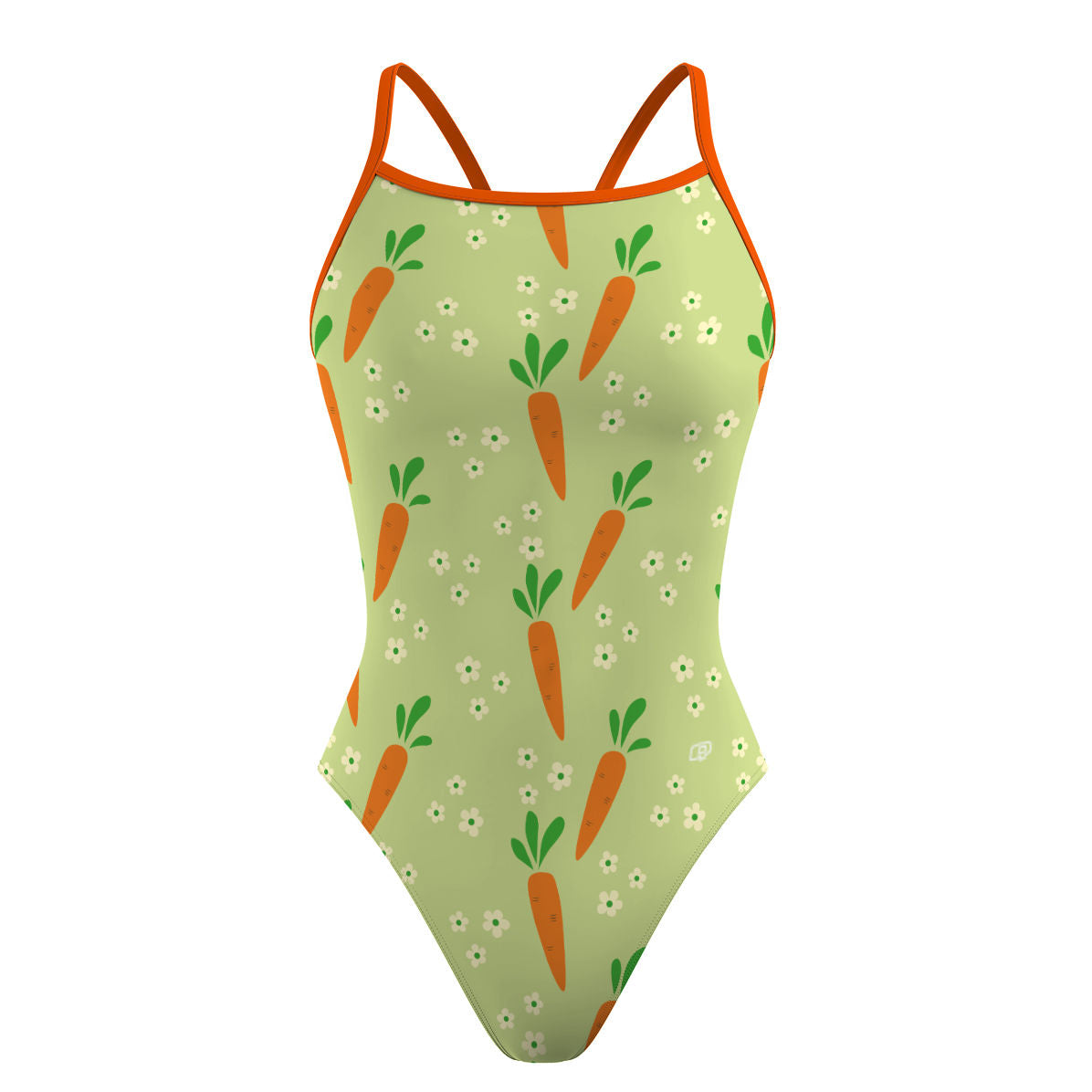Carrot Garden- Sunback Tank Swimsuit
