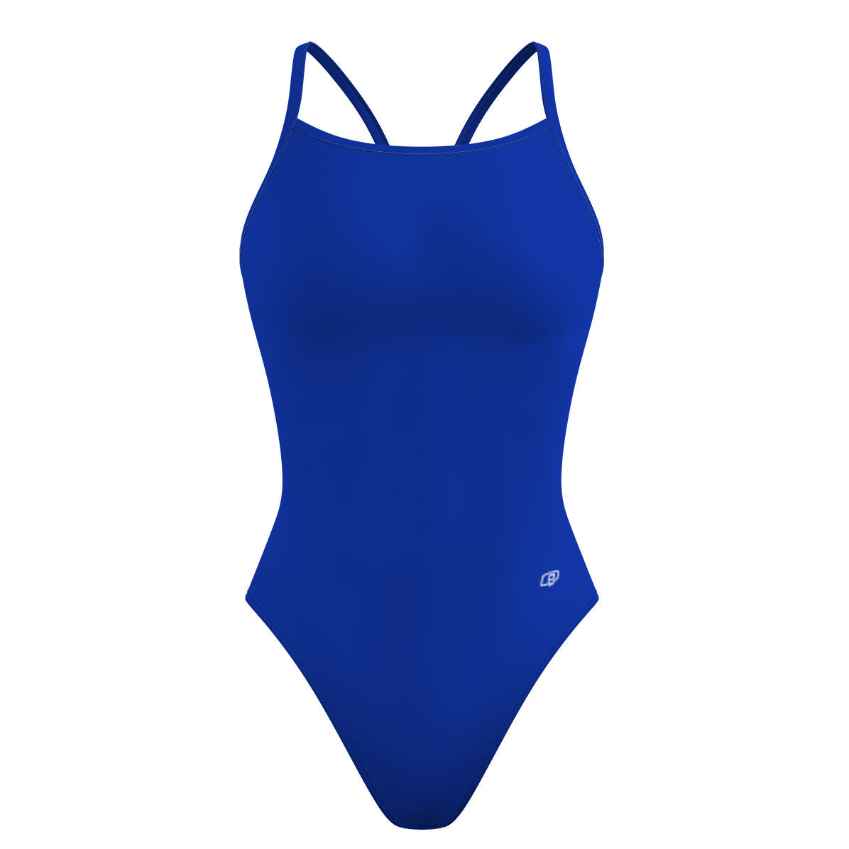Solid Royal Blue - Skinny Strap Swimsuit