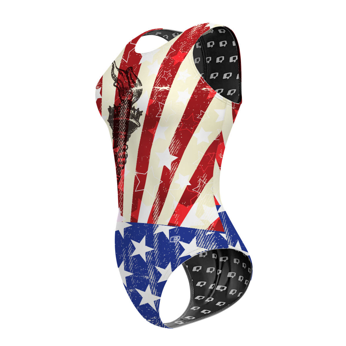 Independence - Women's Waterpolo Swimsuit Classic Cut