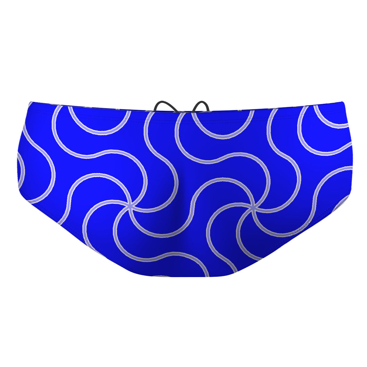 Blue Swirls - Classic Brief Swimsuit