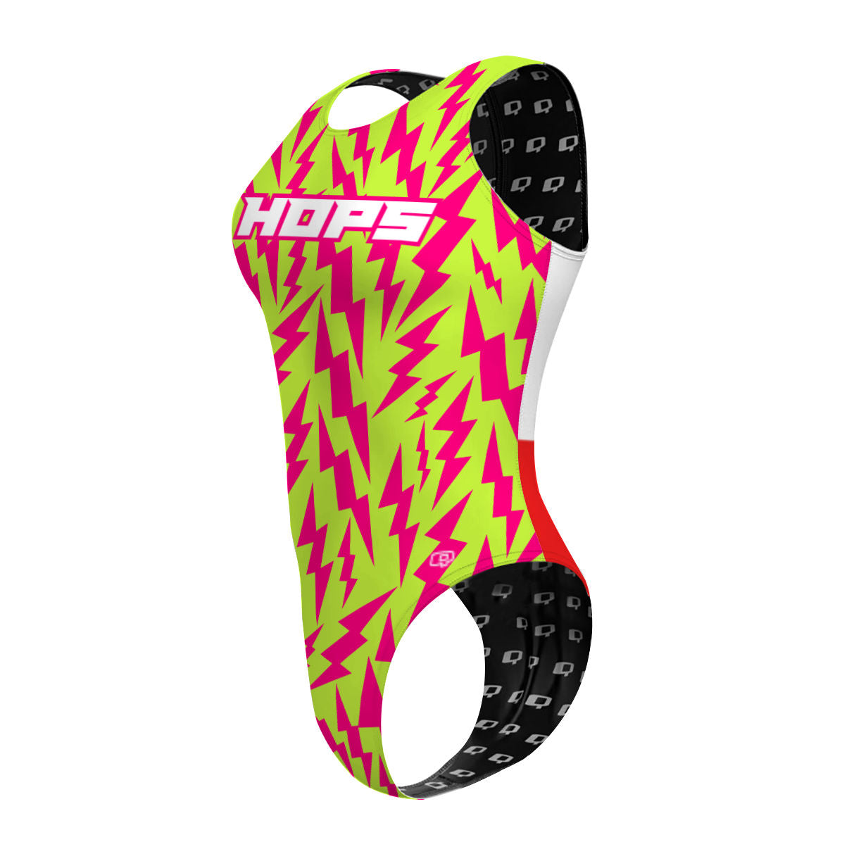 HOPS Electric - Women's Waterpolo Swimsuit Cheeky Cut