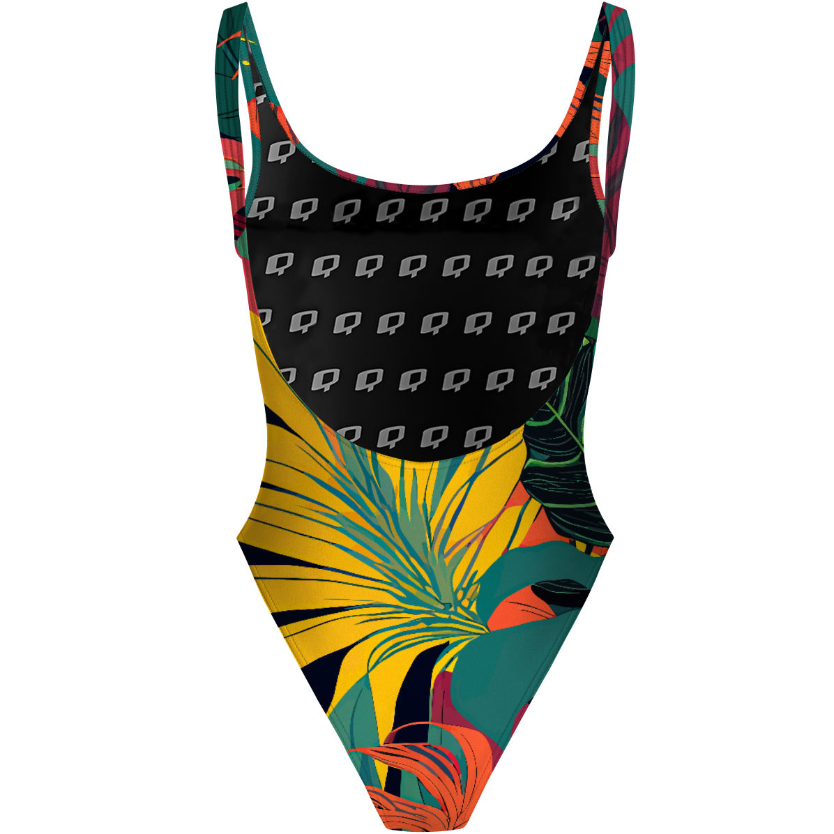Monsteras Dream - High Hip One Piece Swimsuit