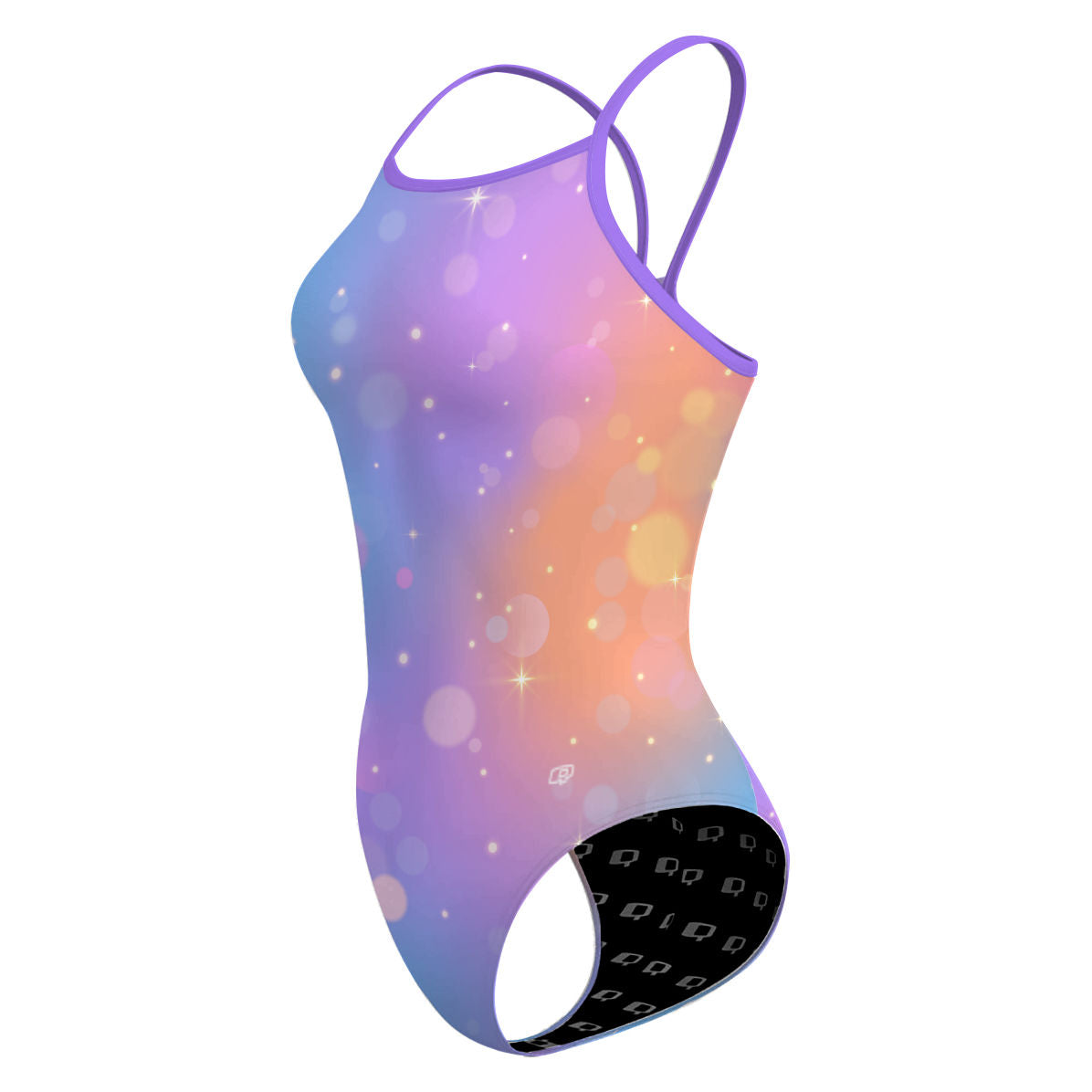 Glinda Bubbles - Skinny Strap Swimsuit