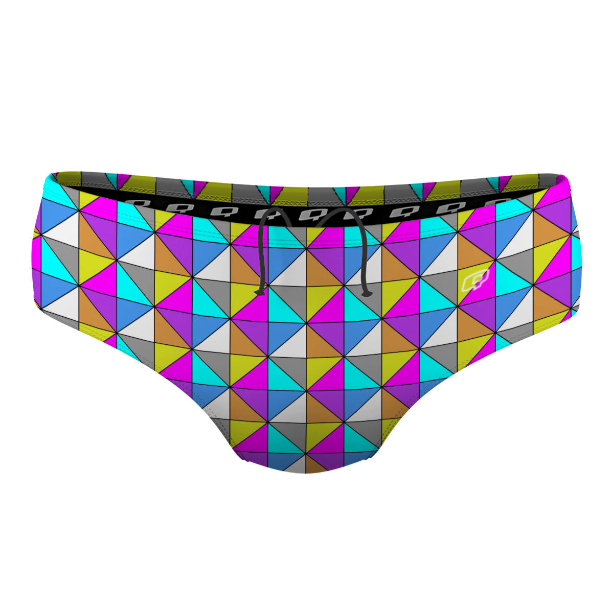 Geometric Pattern Brief - Classic Brief Swimsuit