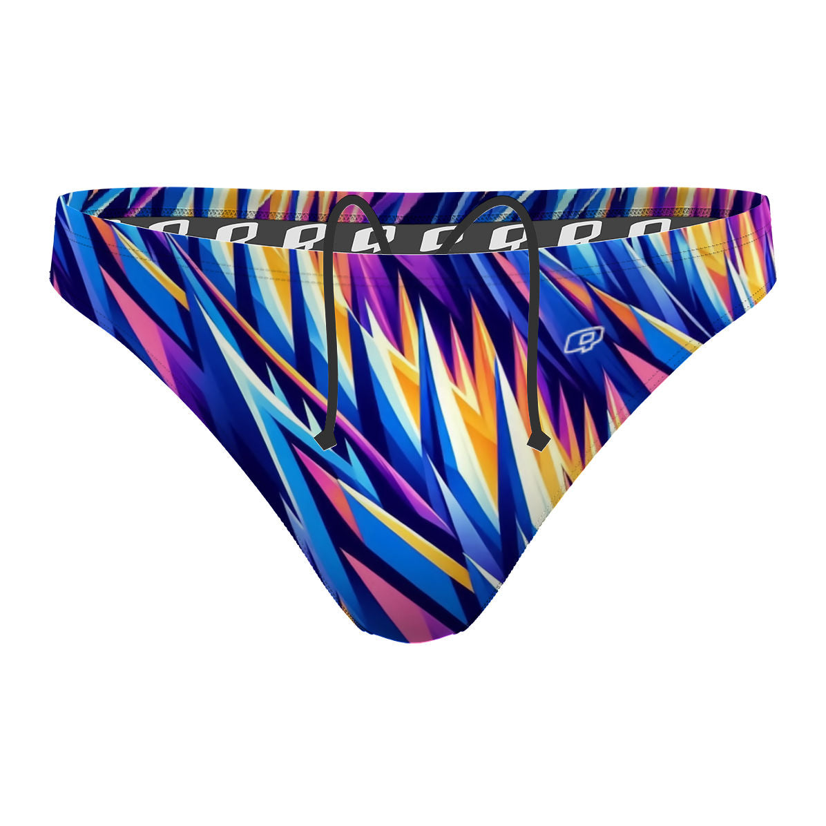 spikes-orange - Waterpolo Brief Swimsuit