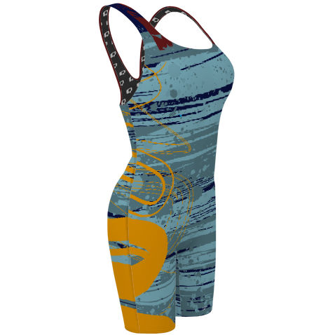 Colorful - Classic Strap Long Knee Women Jammer