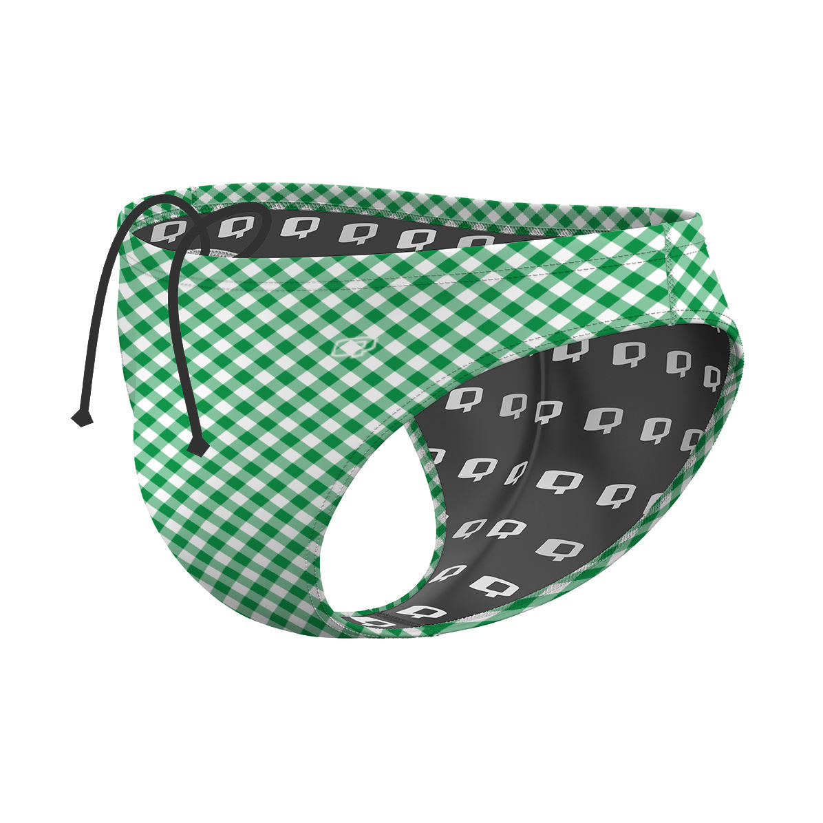Gingham 80 - Waterpolo Brief Swimsuit