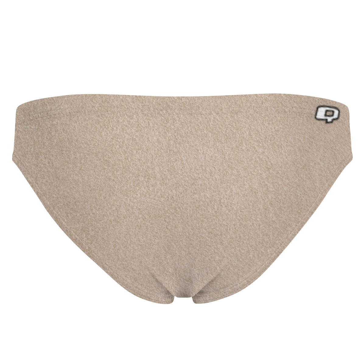 Beige Suede - Bandeau Bikini Bottom