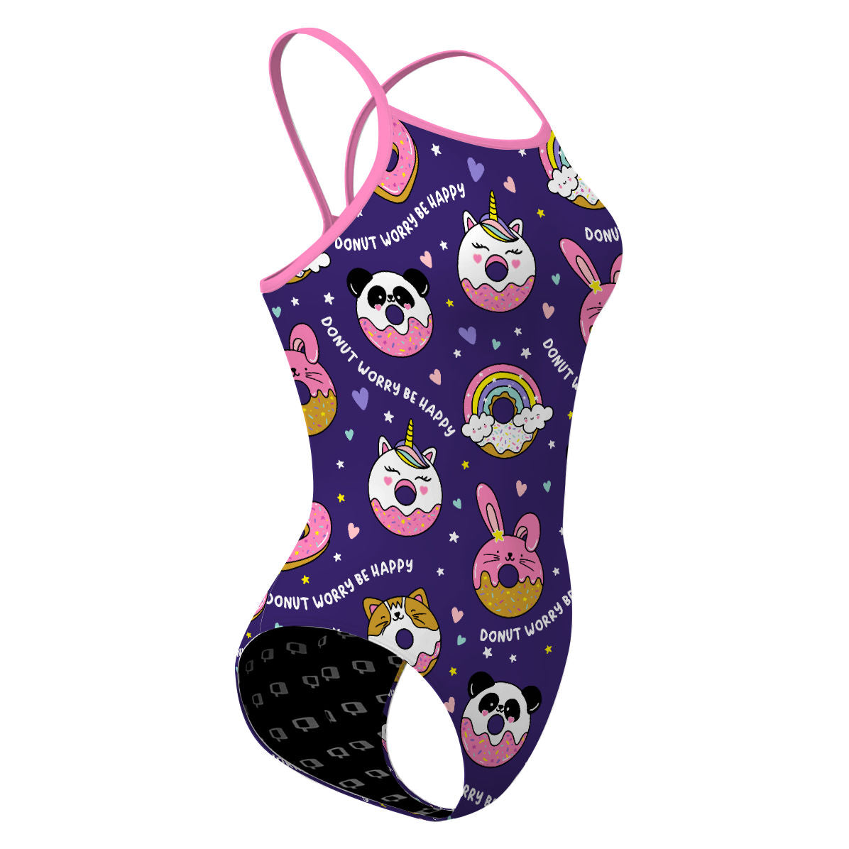 Donut Worry - Skinny Strap Swimsuit