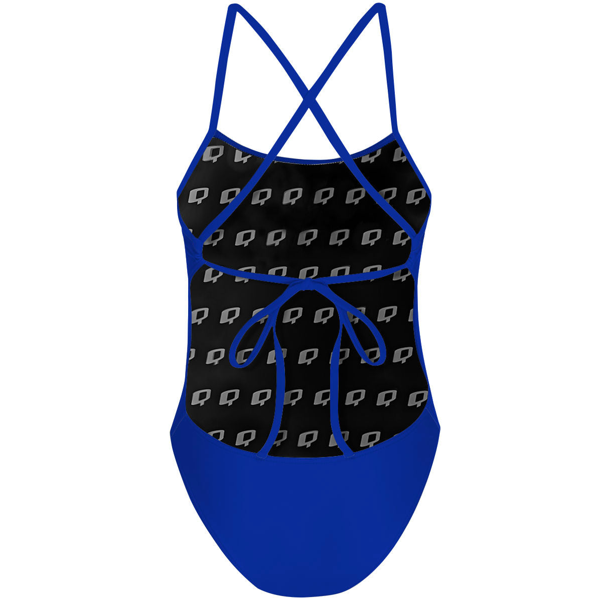 Solid Royal - Tieback One Piece Swimsuit