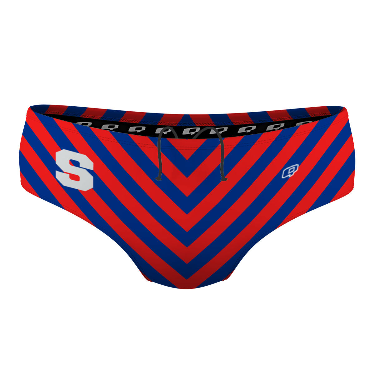 Royal, Red & Silver Spratticus V - Classic Brief Swimsuit