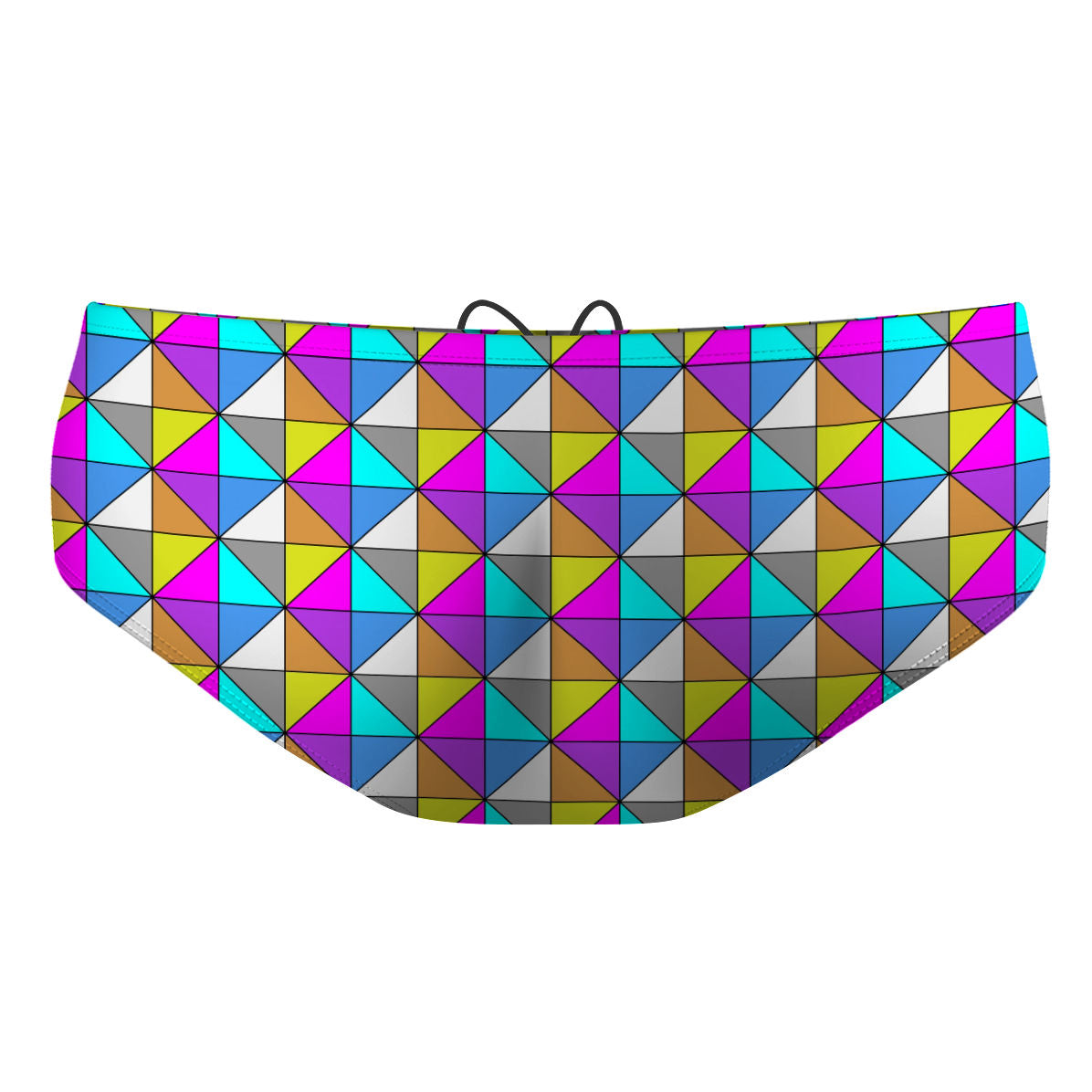 Geometric Pattern Brief - Classic Brief Swimsuit