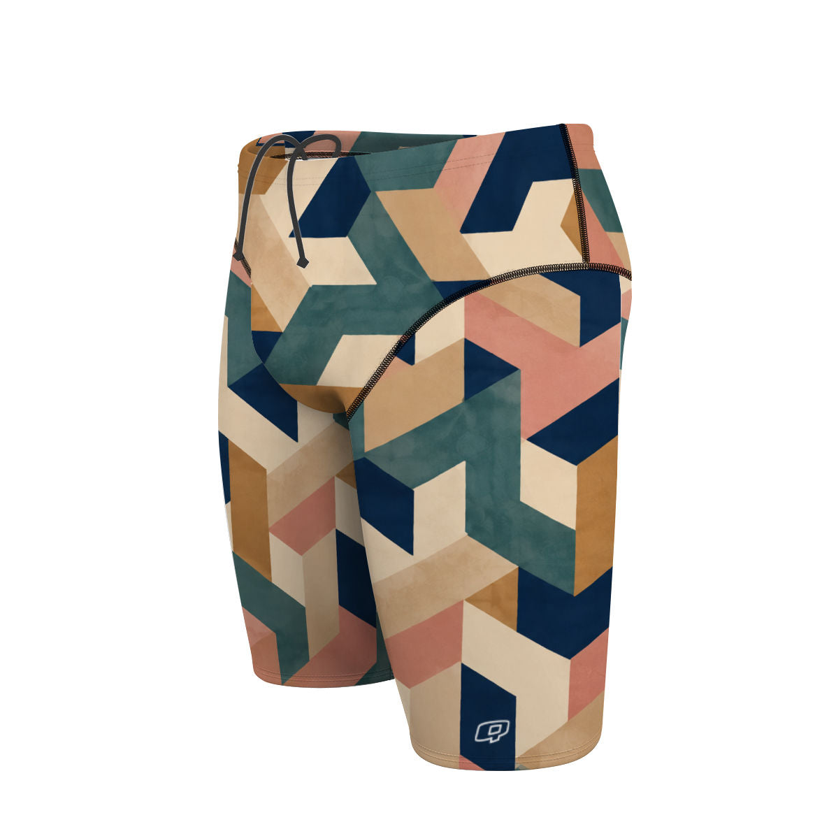 Blocks - Atlas Jammer Swimsuit