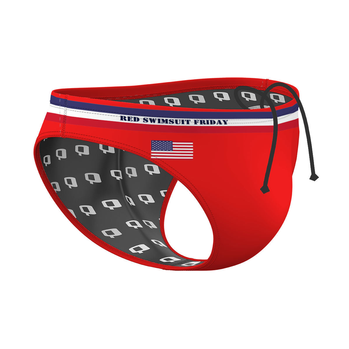 Red Swimsuit Friday #2 - Waterpolo Brief Swimsuit