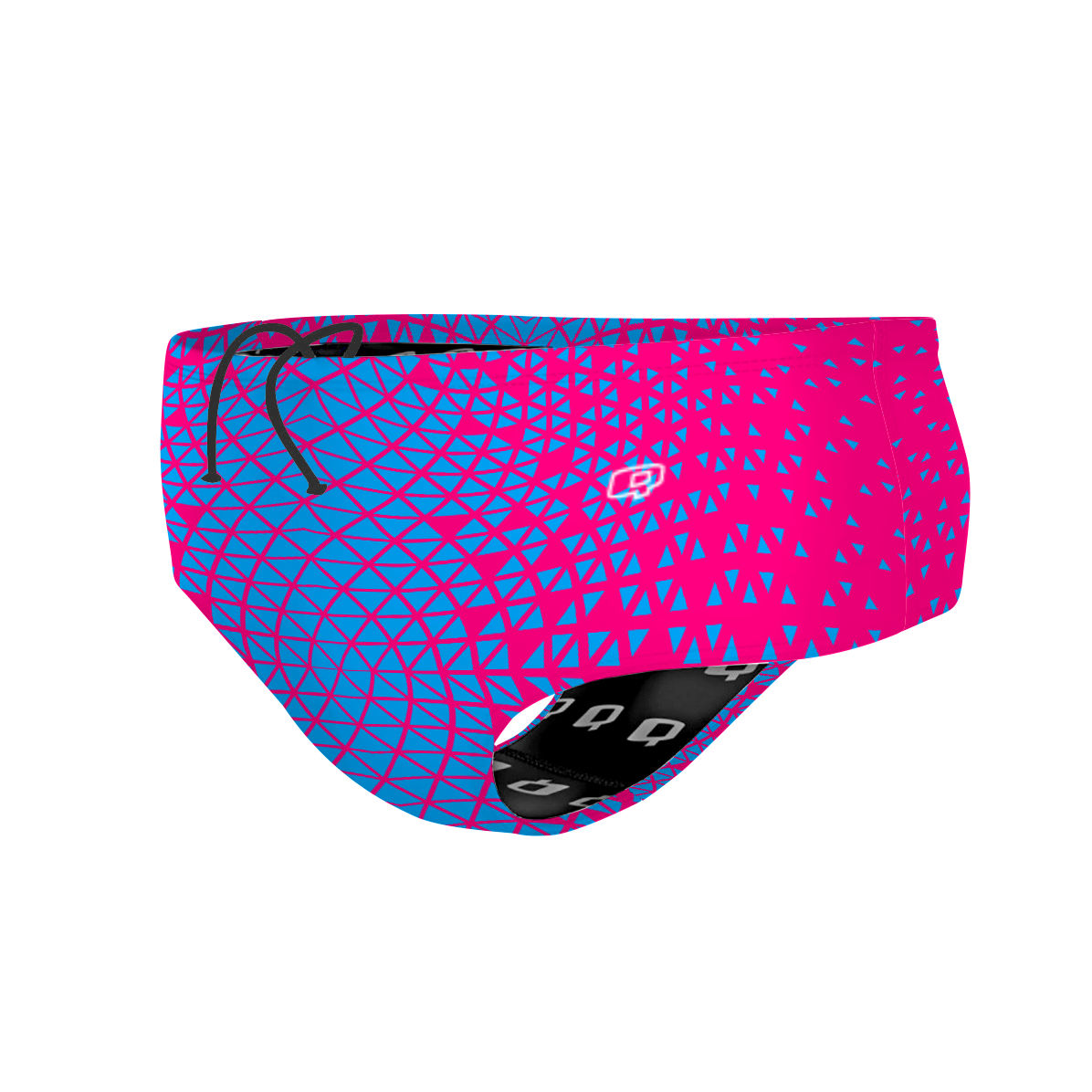 Pink/ Turqouise Geometry - Classic Brief Swimsuit