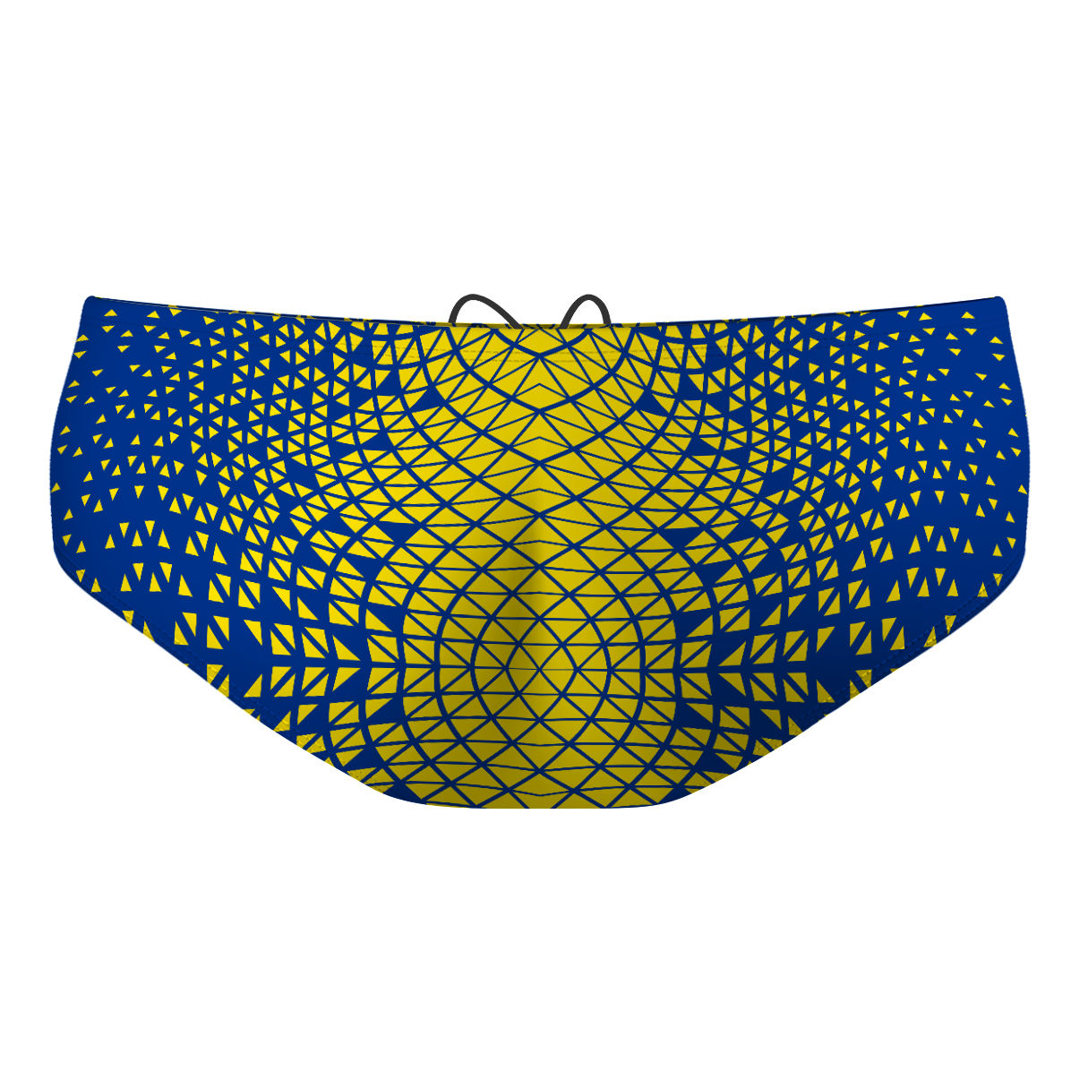 Blue/ Yellow Geometry - Classic Brief Swimsuit