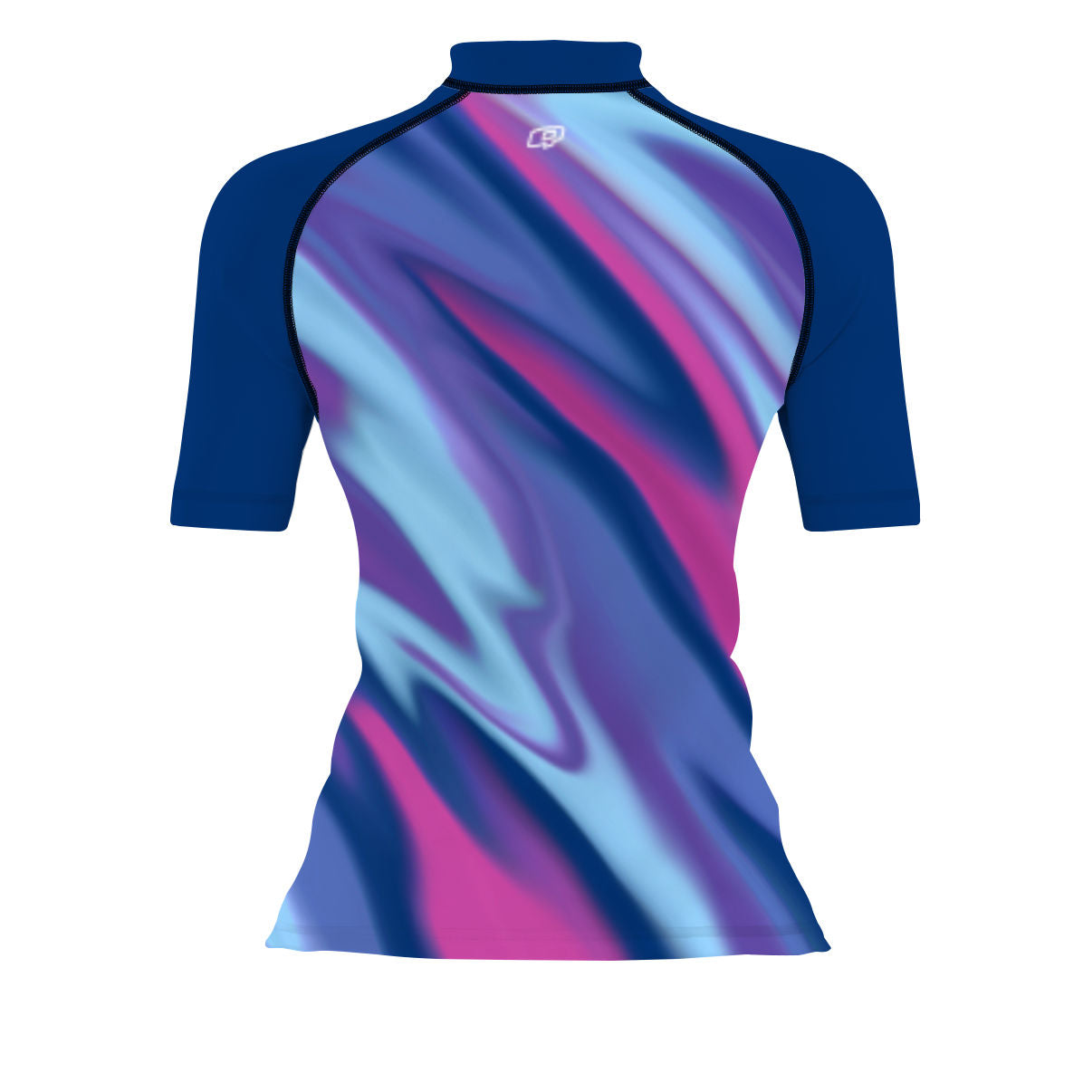 Amorphous Blur - Women's Surf UPF50+ Short Sleeve Rash Guard