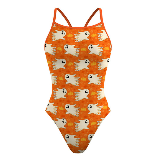 Pumpkins ghosts - Skinny Strap Swimsuit