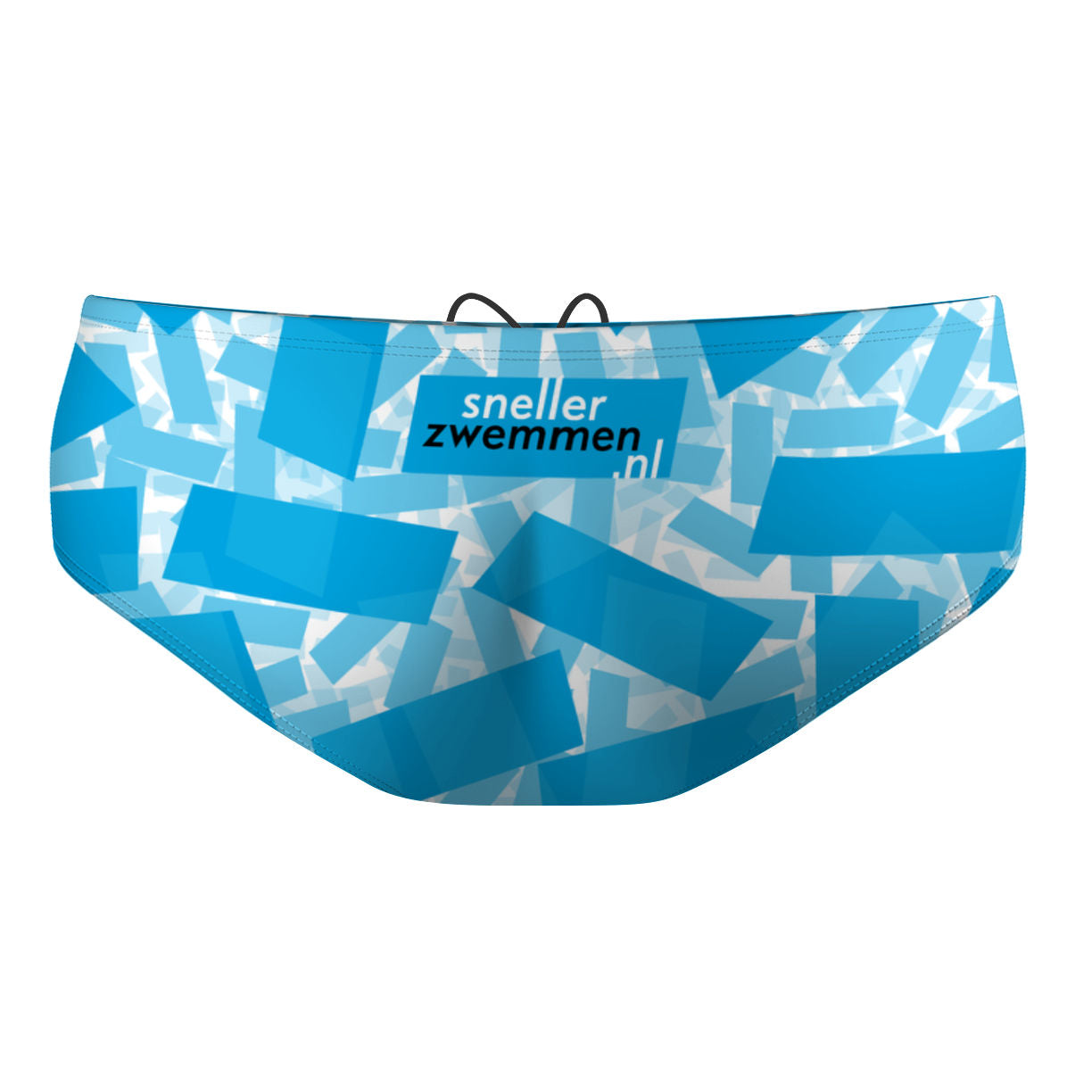 brief blauw scattered voorkant - Classic Brief Swimsuit