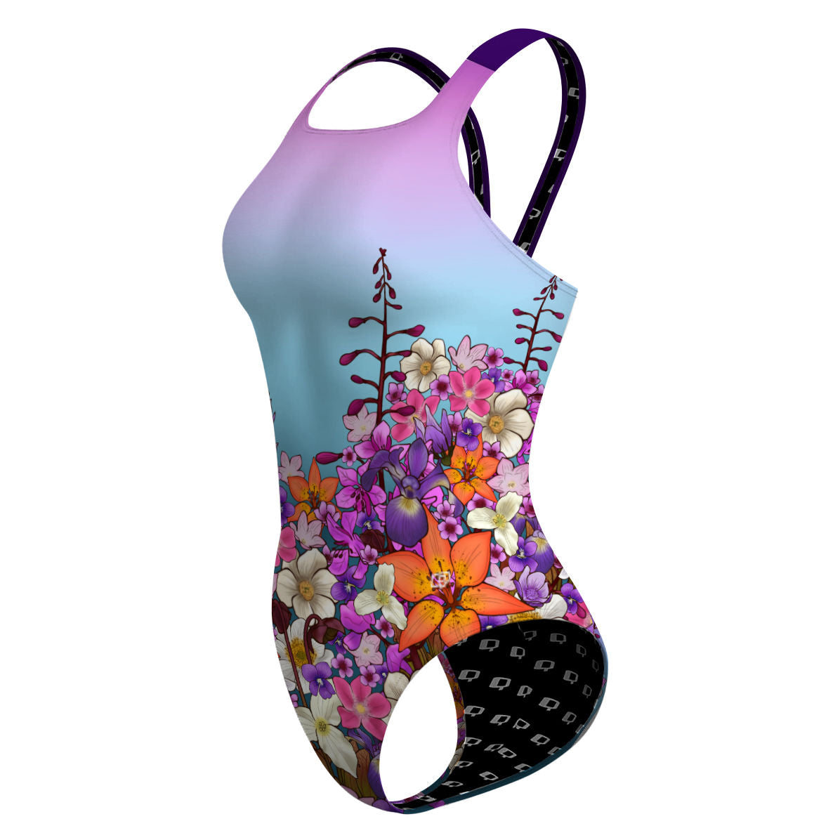 Fleurs des champs classic strap - Classic Strap Swimsuit