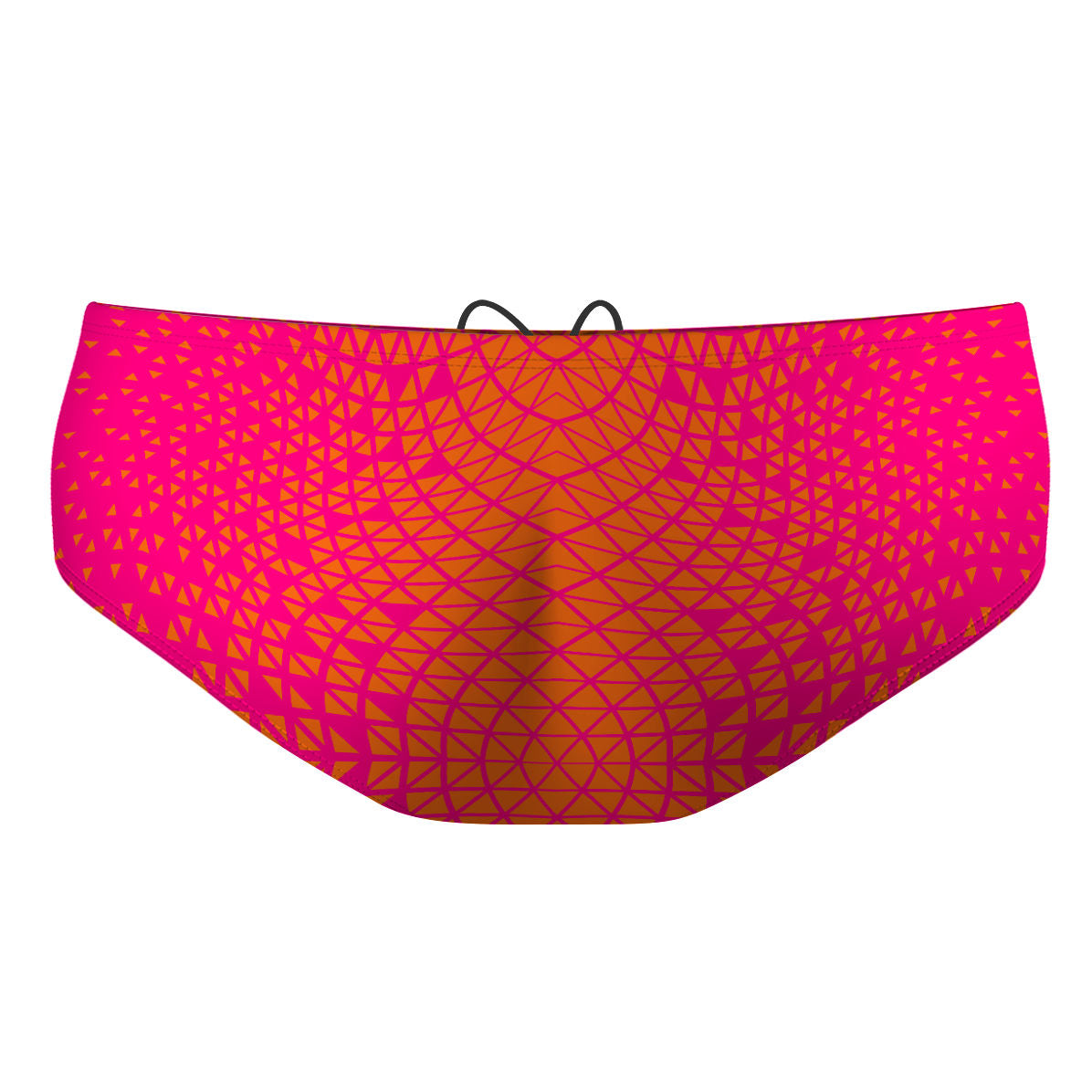 Pink/ Orange Geometry - Classic Brief Swimsuit
