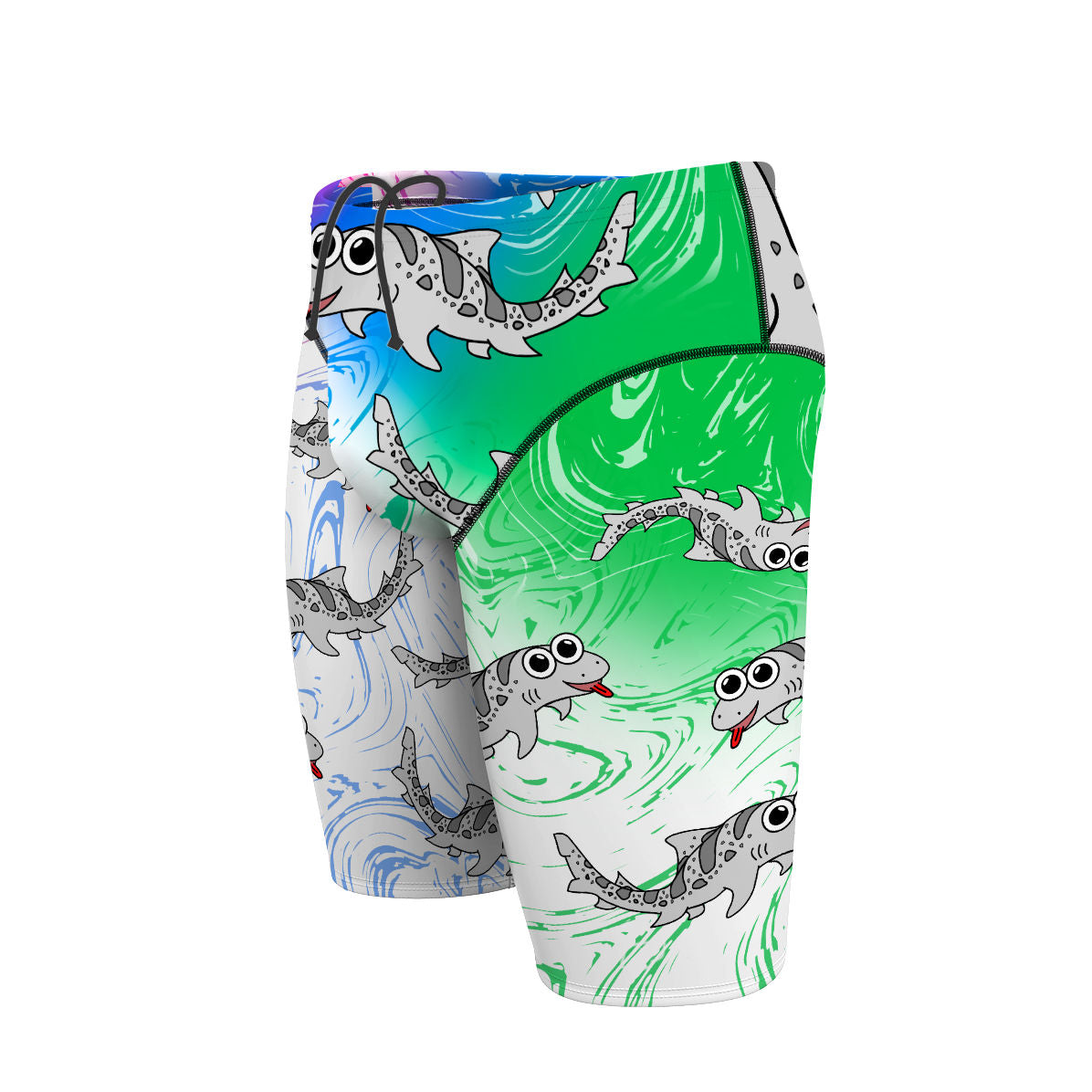 Sharkie Atlas Multicolor G B P Light (Brian) - Atlas Jammer Swimsuit