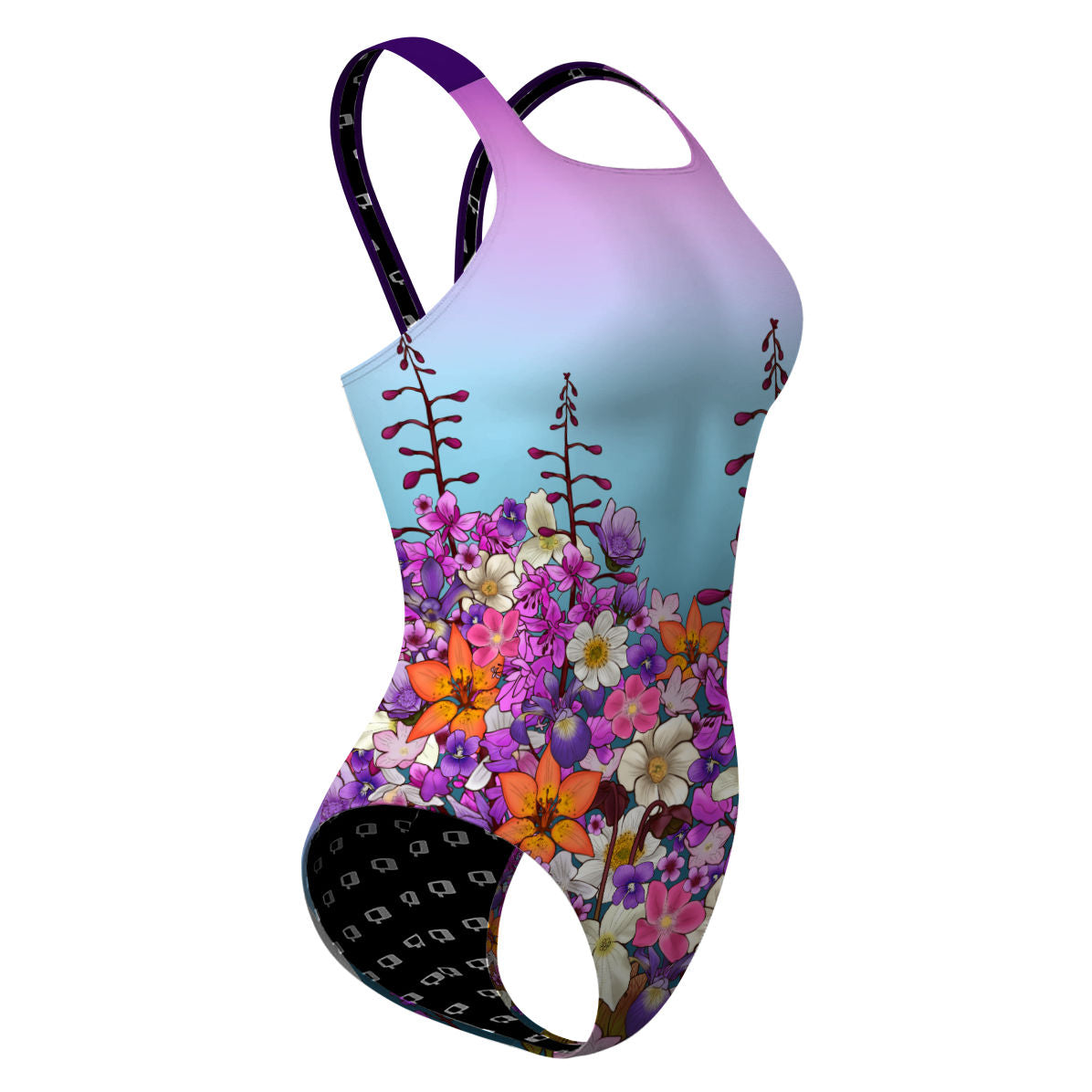Fleurs des champs classic strap - Classic Strap Swimsuit