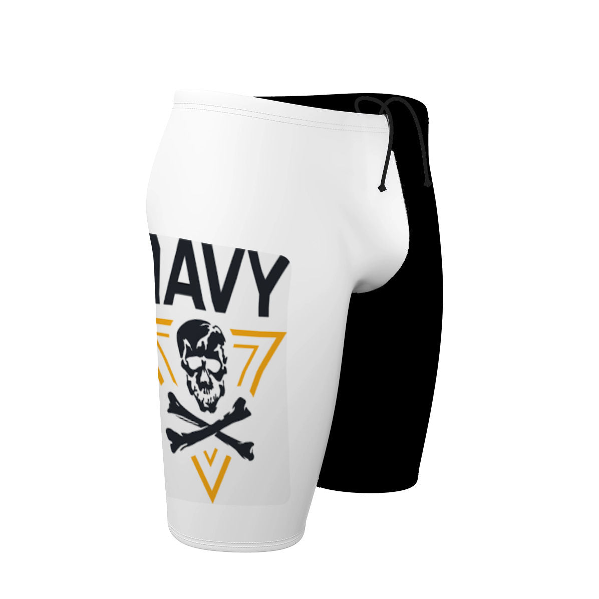 Navy B/W - Jammer Swimsuit