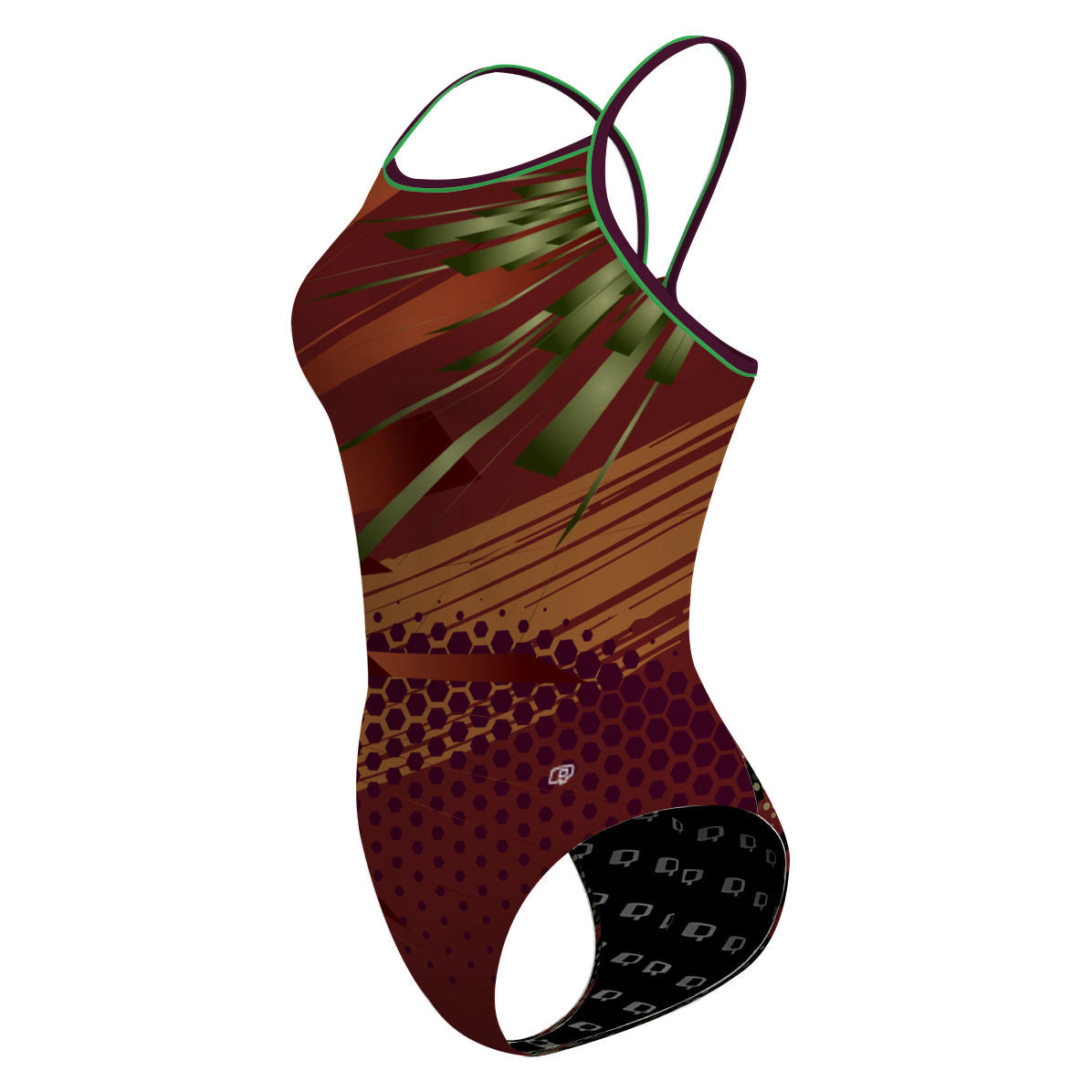 Burn Comet - Skinny Strap Swimsuit
